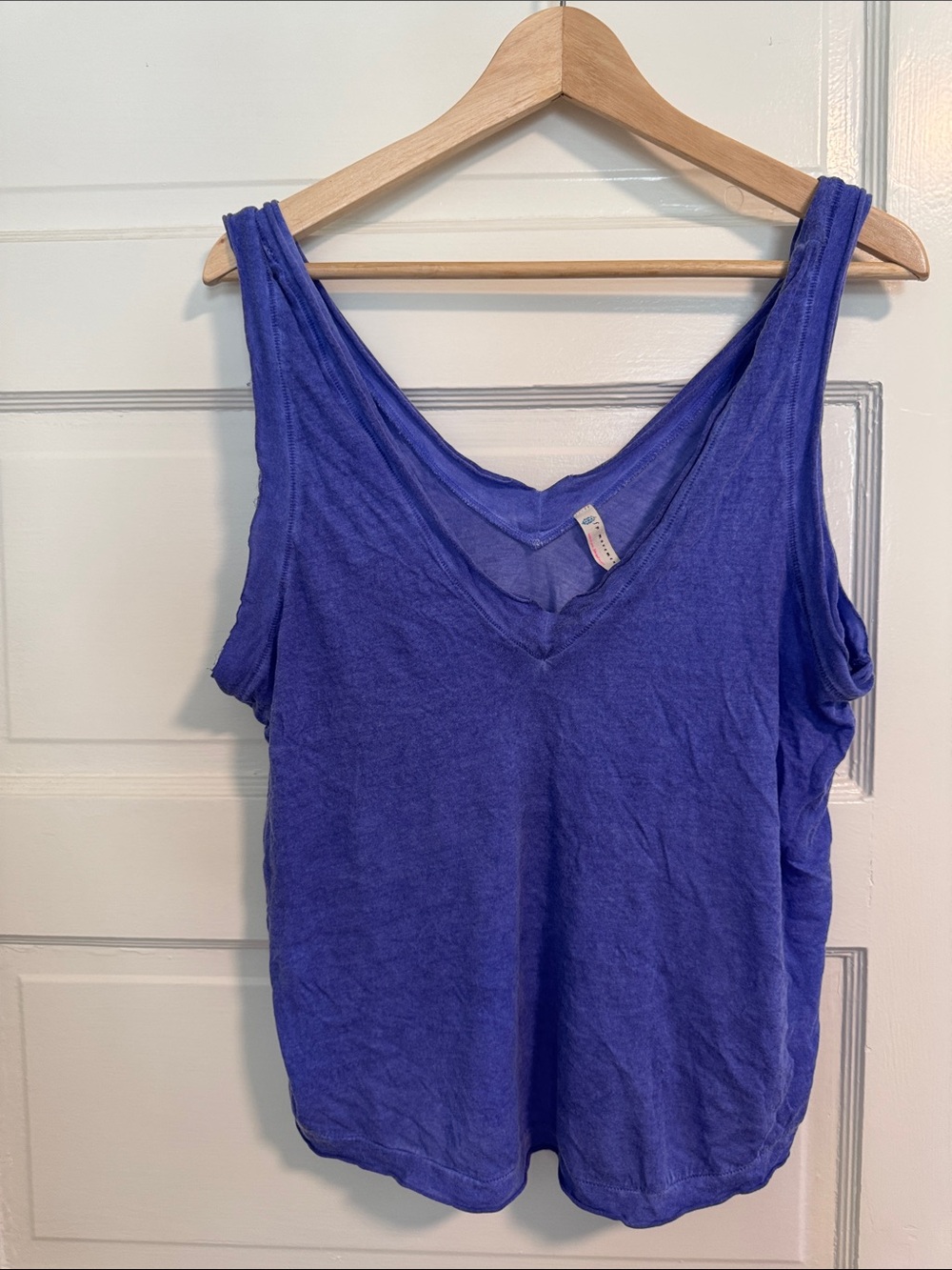 FP Movement by Free People Deep Blue V-Neck Tank